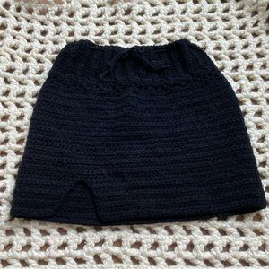 Handmade Crochet Black Shirt